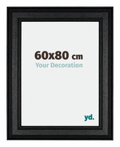 Londen Wooden Photo Frame 60x80cm Black Front Size | Yourdecoration.com