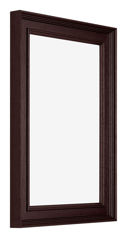 Londen Wooden Photo Frame 60x90cm Brown Wenge Front Oblique | Yourdecoration.com