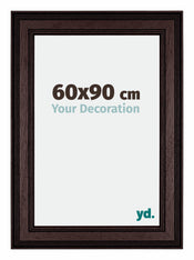 Londen Wooden Photo Frame 60x90cm Brown Wenge Front Size | Yourdecoration.com