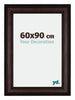 Londen Wooden Photo Frame 60x90cm Brown Wenge Front Size | Yourdecoration.com