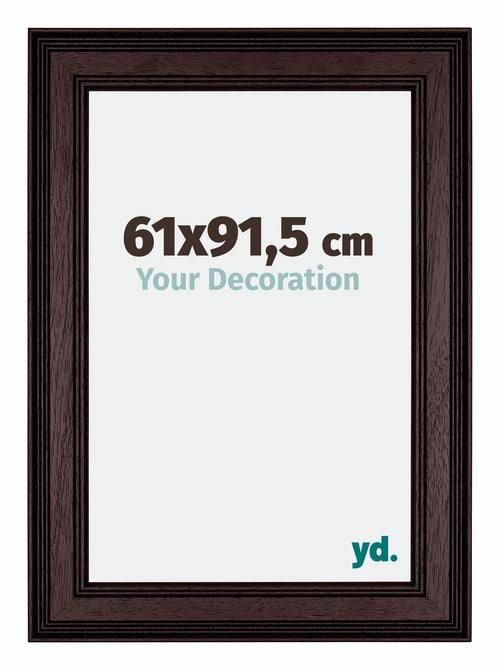 Londen Wooden Photo Frame 61x91 5cm Brown Wenge Front Size | Yourdecoration.com