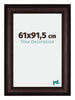 Londen Wooden Photo Frame 61x91 5cm Brown Wenge Front Size | Yourdecoration.com