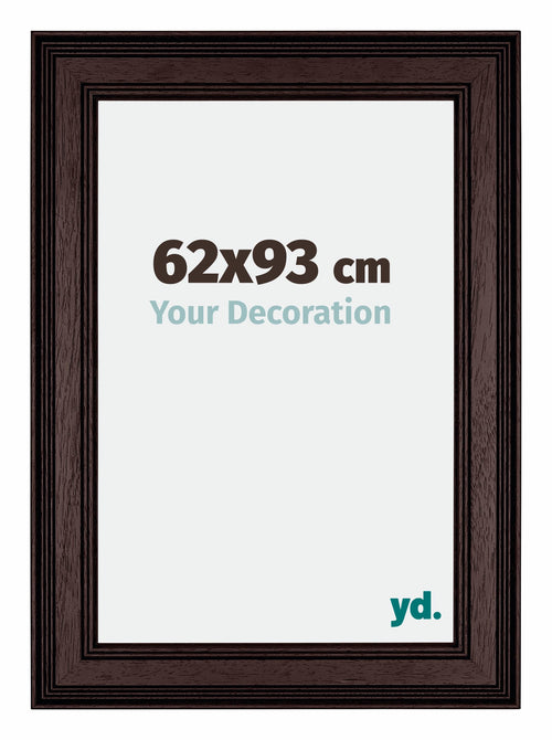 Londen Wooden Photo Frame 62x93cm Brown Wenge Front Size | Yourdecoration.com