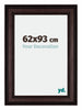 Londen Wooden Photo Frame 62x93cm Brown Wenge Front Size | Yourdecoration.com