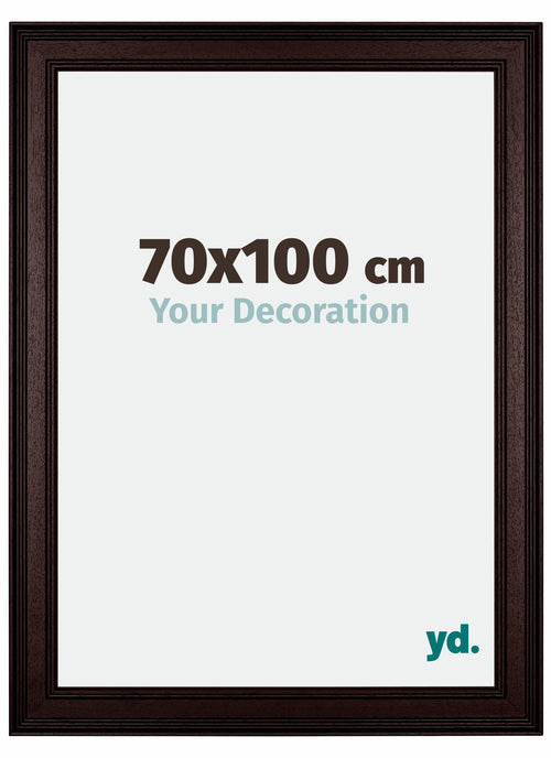 Londen Wooden Photo Frame 70x100cm Brown Wenge Front Size | Yourdecoration.com