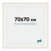 Londen Wooden Photo Frame 70x70cm White Front Size | Yourdecoration.com