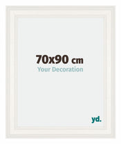 Londen Wooden Photo Frame 70x90cm White Front Size | Yourdecoration.com