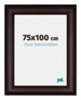 Londen Wooden Photo Frame 75x100cm Brown Wenge Front Size | Yourdecoration.com