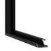 Miami Aluminium Photo Frame 25x75cm Black High Gloss Detail Intersection | Yourdecoration.com