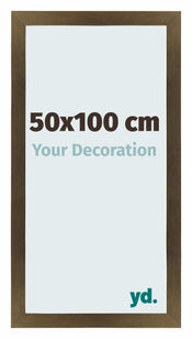 Photo Frame 50x100cm Bronze Design MDF Mura