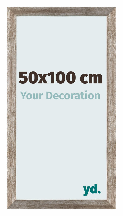 Photo Frame 50x100cm Metal Vintage MDF Mura