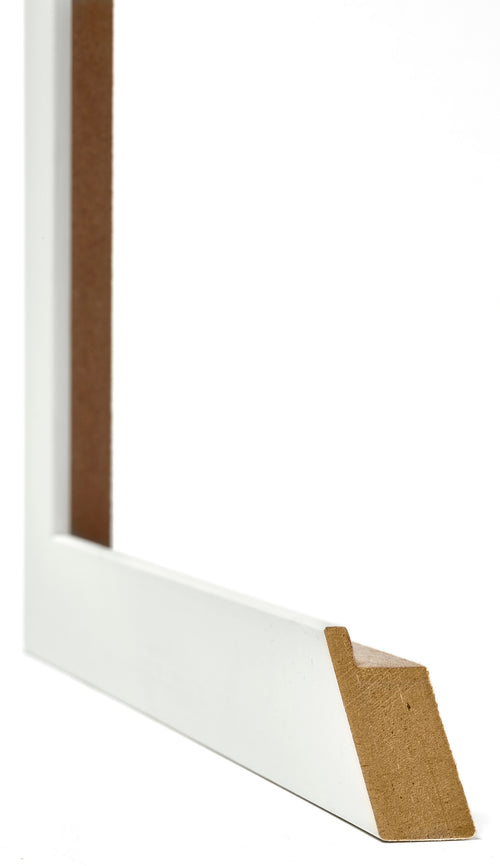 Photo Frame 50x100cm White Swept MDF Mura