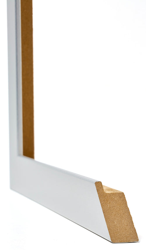 Mura MDF Photo Frame 18x24cm Aluminum Brushed Detail Intersection | Yourdecoration.com