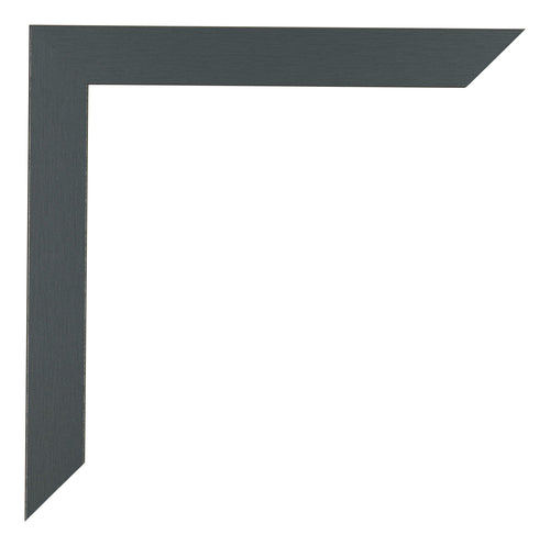 Mura MDF Photo Frame 18x24cm Anthracite Detail Corner | Yourdecoration.com