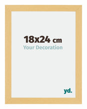 Mura MDF Photo Frame 18x24cm Beech Design Front Size | Yourdecoration.com