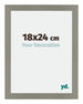 Mura MDF Photo Frame 18x24cm Gray Front Size | Yourdecoration.com