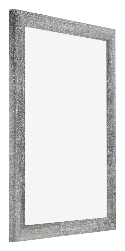 Mura MDF Photo Frame 18x24cm Gray Wiped Front Oblique | Yourdecoration.com