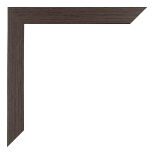 Mura MDF Photo Frame 18x24cm Oak Dark Detail Corner | Yourdecoration.com