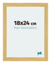 Mura MDF Photo Frame 18x24cm Pine Design Front Size | Yourdecoration.com