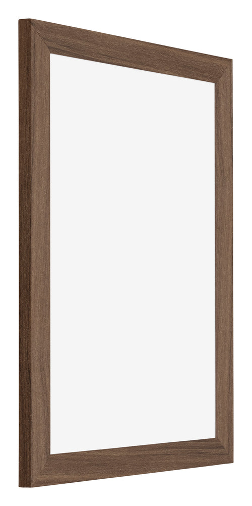 Mura MDF Photo Frame 18x24cm Walnut Dark Front Oblique | Yourdecoration.com