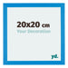 Mura MDF Photo Frame 20x20cm Bright Blue Front Size | Yourdecoration.com