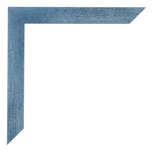 Mura MDF Photo Frame 20x20cm Bright Blue Swept Detail Corner | Yourdecoration.com