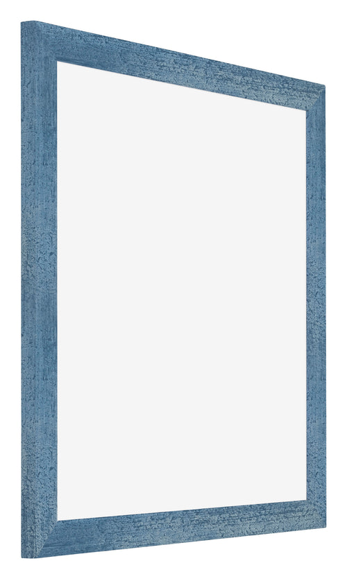 Mura MDF Photo Frame 20x20cm Bright Blue Swept Front Oblique | Yourdecoration.com