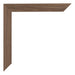 Mura MDF Photo Frame 20x20cm Walnut Dark Detail Corner | Yourdecoration.com