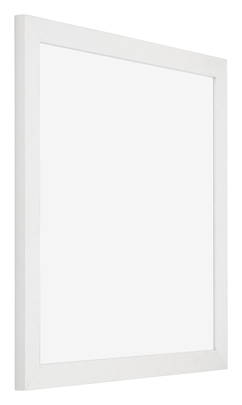 Mura MDF Photo Frame 20x20cm White High Gloss Front Oblique | Yourdecoration.com