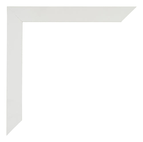 Mura MDF Photo Frame 20x20cm White Matte Detail Corner | Yourdecoration.com