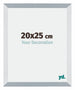 Mura MDF Photo Frame 20x25cm Aluminum Brushed Front Size | Yourdecoration.com