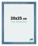 Mura MDF Photo Frame 20x25cm Bright Blue Swept Front Size | Yourdecoration.com