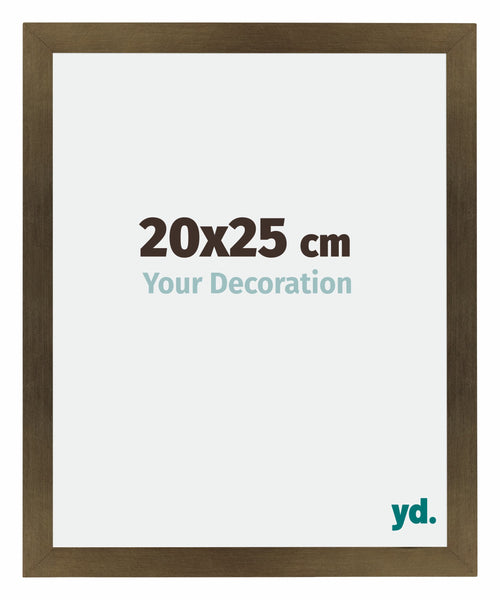 Mura MDF Photo Frame 20x25cm Bronze Design Front Size | Yourdecoration.com