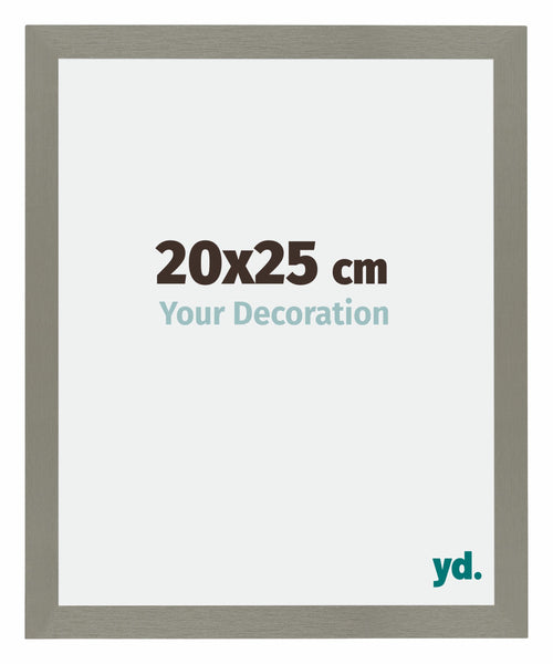 Mura MDF Photo Frame 20x25cm Gray Front Size | Yourdecoration.com