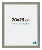 Mura MDF Photo Frame 20x25cm Gray Front Size | Yourdecoration.com