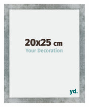 Mura MDF Photo Frame 20x25cm Iron Swept Front Size | Yourdecoration.com