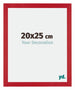 Mura MDF Photo Frame 20x25cm Red Front Size | Yourdecoration.com