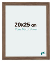 Mura MDF Photo Frame 20x25cm Walnut Dark Front Size | Yourdecoration.com