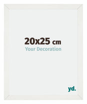 Mura MDF Photo Frame 20x25cm White Wiped Front Size | Yourdecoration.com