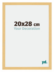 Mura MDF Photo Frame 20x28cm Beech Design Front Size | Yourdecoration.com