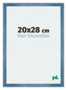 Mura MDF Photo Frame 20x28cm Bright Blue Swept Front Size | Yourdecoration.com