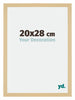 Mura MDF Photo Frame 20x28cm Maple Decor Front Size | Yourdecoration.com