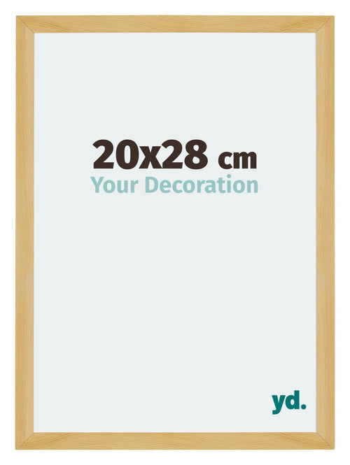 Mura MDF Photo Frame 20x28cm Pine Design Front Size | Yourdecoration.com