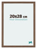 Mura MDF Photo Frame 20x28cm Walnut Dark Front Size | Yourdecoration.com