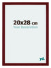 Mura MDF Photo Frame 20x28cm Winered Wiped Front Size | Yourdecoration.com