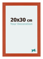 Mura MDF Photo Frame 20x30cm Orange Front Size | Yourdecoration.com