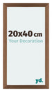 Mura MDF Photo Frame 20x40cm Copper Design Front Size | Yourdecoration.com