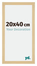 Mura MDF Photo Frame 20x40cm Maple Decor Front Size | Yourdecoration.com