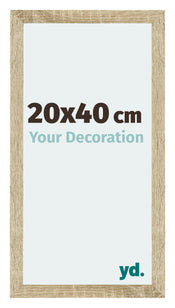 Mura MDF Photo Frame 20x40cm Sonoma Oak Front Size | Yourdecoration.com