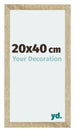 Mura MDF Photo Frame 20x40cm Sonoma Oak Front Size | Yourdecoration.com